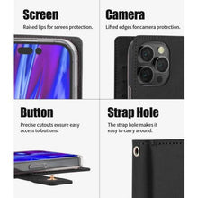 Load image into Gallery viewer, Mercury Mansoor Diary Cover Case for iPhone 15 Pro- 9 Card Pockets
