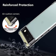 Load image into Gallery viewer, Google Pixel 7 Clear ShockProof Hard Transparent Case - Mercury Goospery
