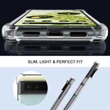 Load image into Gallery viewer, Google Pixel 7 Clear ShockProof Hard Transparent Case - Mercury Goospery
