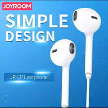 Load image into Gallery viewer, Joyroom JR-EP1 Wired In-Ear Stereo Earphone - 3.5mm Plug
