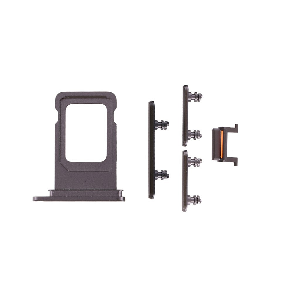 SIM Card Tray and Side Button for iPhone 11 - White