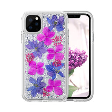 Load image into Gallery viewer, iPhone X / XS Dried Flower and Foil Hybrid Case
