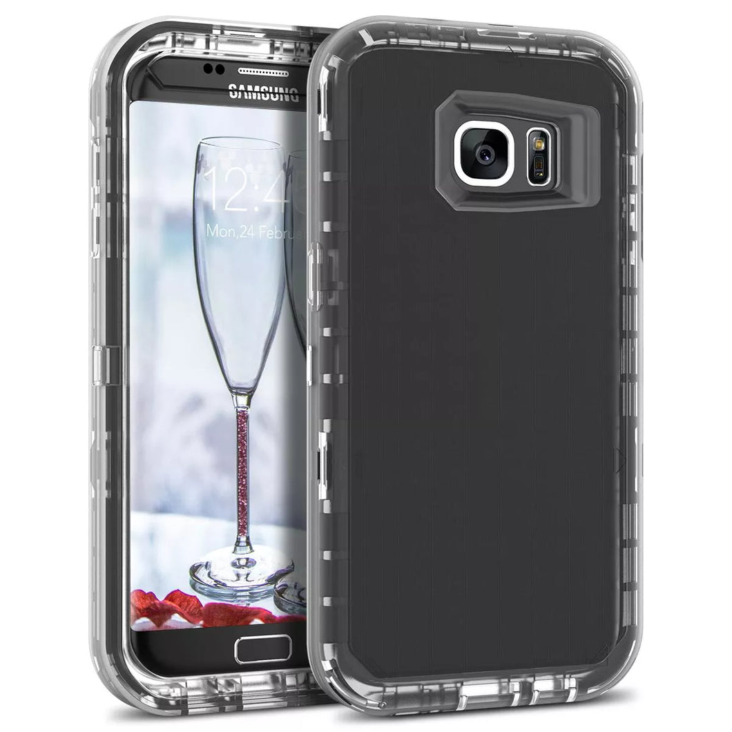 Samsung Galaxy S7 Edge Transparent Hybrid Case