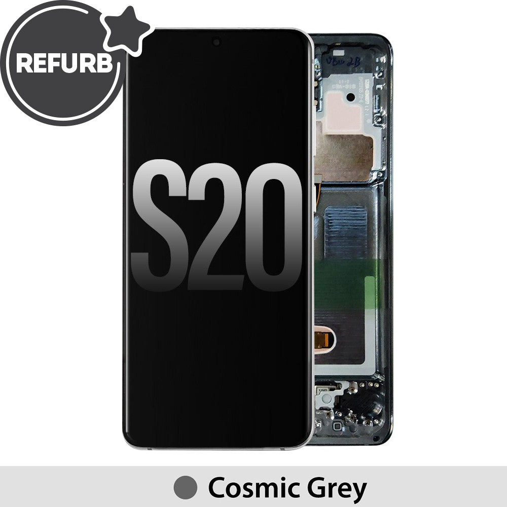 Samsung Galaxy S20 OLED Screen Digitizer with Frame G980F (Refurbished)