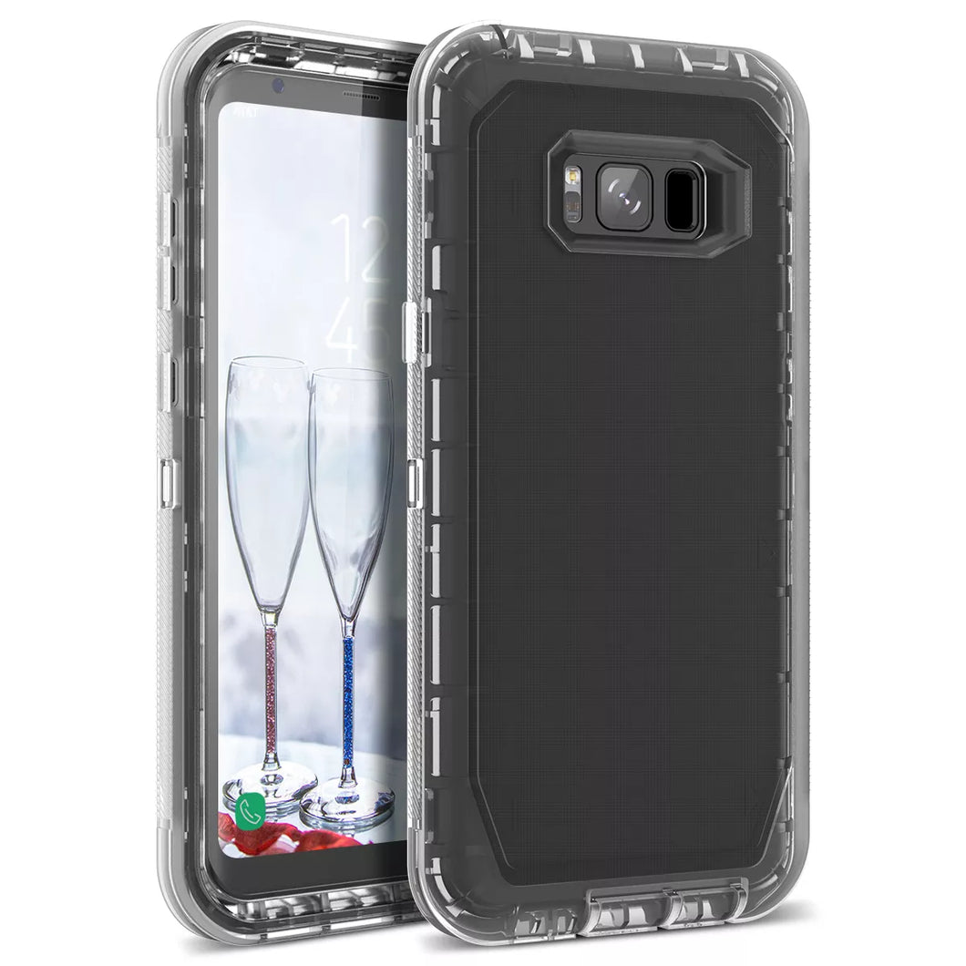 Samsung Galaxy S8 ShockProof Transparent Hybrid Case