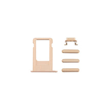 Load image into Gallery viewer, SIM Card Tray and Side Button for iPhone 6 Plus - Gold
