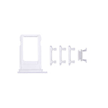 Load image into Gallery viewer, SIM Card Tray and Side Button for iPhone 7 Plus - Silver
