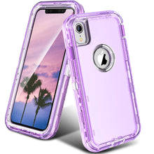 Load image into Gallery viewer, iPhone XR Transparent ShockProof Heavy Duty Case
