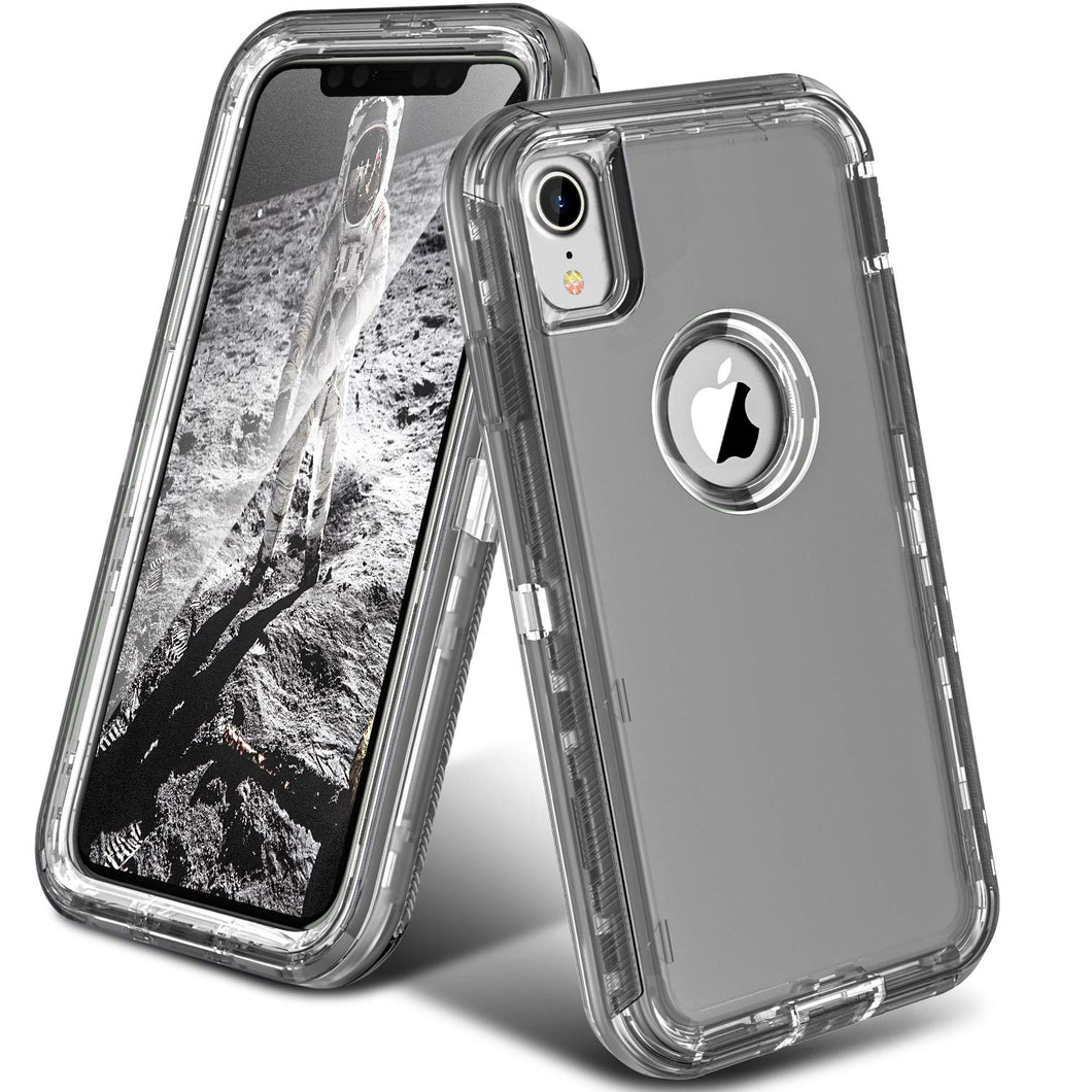 iPhone XR Transparent ShockProof Heavy Duty Case