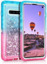 Load image into Gallery viewer, Samsung Galaxy S10 Liquid Glitter Gradient Shockproof Case
