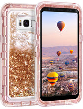 Load image into Gallery viewer, Samsung Galaxy S8 Liquid Glitter Shockproof Case
