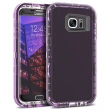 Load image into Gallery viewer, Samsung Galaxy S7 Edge Transparent Hybrid Case
