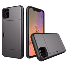 Load image into Gallery viewer, iPhone 11 Slim Armor Card Slide Case
