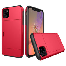 Load image into Gallery viewer, iPhone 11 Slim Armor Card Slide Case

