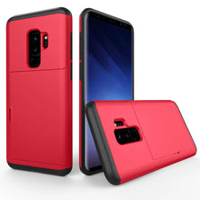 Load image into Gallery viewer, Samsung Galaxy S9 Slim Armor Card Slide Case
