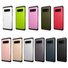 Load image into Gallery viewer, Samsung Galaxy S10 Slim Armor Card Slide Case
