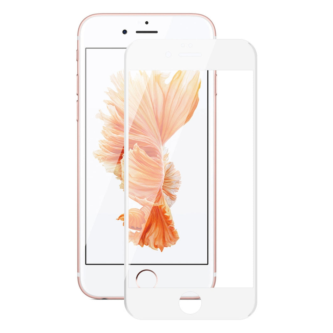 iPhone 6 10D Curved 9H Tempered Glass Screen Protector - White