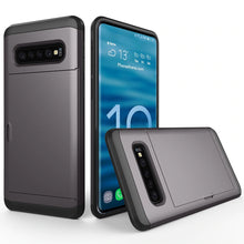 Load image into Gallery viewer, Samsung Galaxy S10 Slim Armor Card Slide Case
