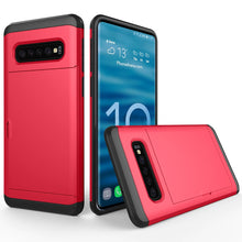 Load image into Gallery viewer, Samsung Galaxy S10 Slim Armor Card Slide Case
