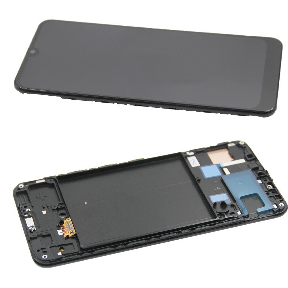 Samsung Galaxy A30 A305F OLED Screen Digitizer with Frame (Brand New) - Black