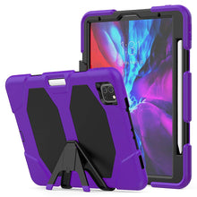 Load image into Gallery viewer, iPad Pro 11 (2020) Shockproof Foldable Kickstand Case - Purple
