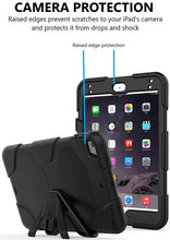 Load image into Gallery viewer, iPad 7 / 8 (10.2&quot;) Shockproof Foldable Kickstand Case - Black
