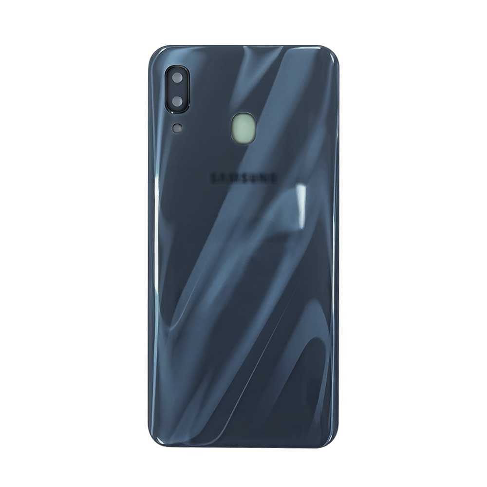 Rear Cover Glass For Samsung Galaxy A30 A305F - Black