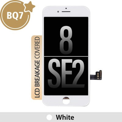 BQ7 Incell Assembly for iPhone 8 / SE 2nd Gen (2020) Screen Replacement - White