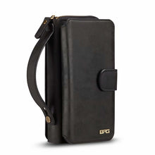 Load image into Gallery viewer, iPhone 11 Pro Max BRG Leather Purse 12 Card-Slot Detachable Case
