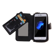 Load image into Gallery viewer, iPhone 6 / 7 / 8 BRG Leather Purse 12 Card-Slot Detachable Case
