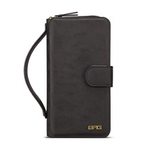 Load image into Gallery viewer, iPhone 6 / 7 / 8 BRG Leather Purse 12 Card-Slot Detachable Case

