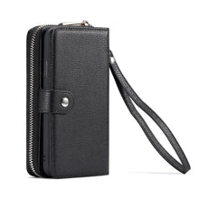 Load image into Gallery viewer, iPhone 11 Pro BRG Leather Purse 3 Card-Slot Detachable Case
