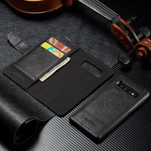 Load image into Gallery viewer, Samsung Galaxy S10 Plus BRG Leather Wallet 2 Card-Slot Detachable Case
