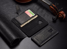 Load image into Gallery viewer, Samsung Galaxy S9 BRG Leather Wallet 2 Card-Slot Detachable Case

