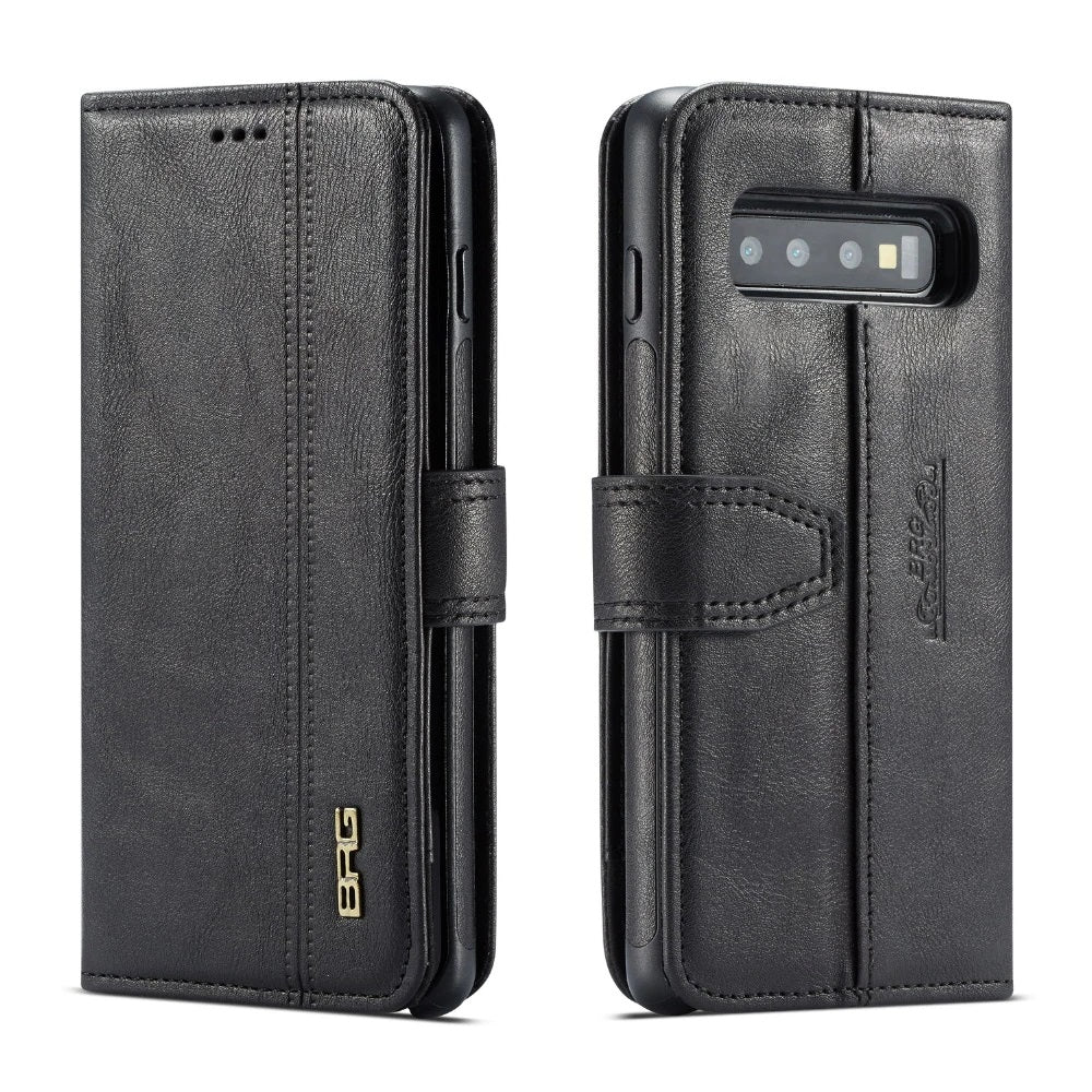 Samsung Galaxy S10 Plus BRG Leather Wallet 2 Card-Slot Detachable Case