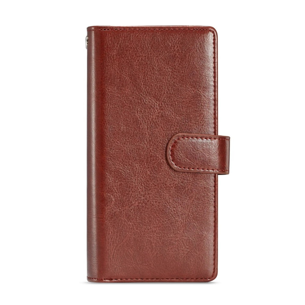 Samsung Galaxy Note 9 BRG Leather Wallet Flip 9 Card-Slot Detachable Case