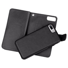 Load image into Gallery viewer, iPhone 7 Plus / 8 Plus BRG Leather Wallet Flip 9 Card-Slot Detachable Case
