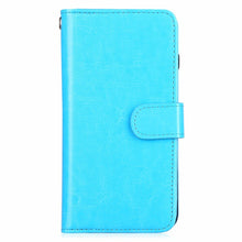 Load image into Gallery viewer, iPhone 7 Plus / 8 Plus BRG Leather Wallet Flip 9 Card-Slot Detachable Case
