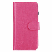 Load image into Gallery viewer, iPhone 7 Plus / 8 Plus BRG Leather Wallet Flip 9 Card-Slot Detachable Case
