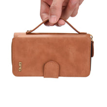 Load image into Gallery viewer, iPhone 6 / 7 / 8 BRG Leather Purse 12 Card-Slot Detachable Case
