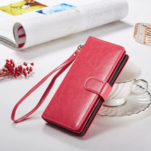 Load image into Gallery viewer, Samsung Galaxy S20 Plus BRG Leather Wallet Flip 9 Card-Slot Detachable Case
