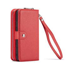 Load image into Gallery viewer, iPhone 11 Pro BRG Leather Purse 3 Card-Slot Detachable Case
