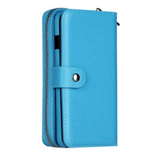 Load image into Gallery viewer, iPhone 7 / 8 BRG Leather Purse 3 Card-Slot Detachable Case
