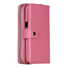 Load image into Gallery viewer, iPhone 7 / 8 BRG Leather Purse 3 Card-Slot Detachable Case
