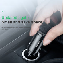 Load image into Gallery viewer, Baseus Circular Plastic A+C 30W PPS Car Charger - Black
