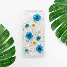 Load image into Gallery viewer, iPhone X / XS Dried Flower and Foil Hybrid Case
