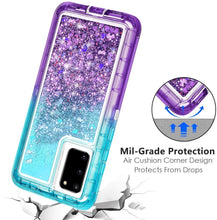 Load image into Gallery viewer, Samsung Galaxy S20 Liquid Glitter Gradient Shockproof Case
