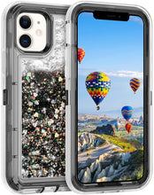 Load image into Gallery viewer, iPhone 11 Liquid Glitter Shockproof Case
