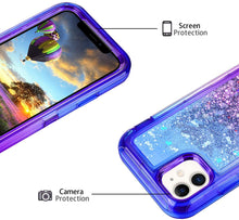 Load image into Gallery viewer, iPhone 11 Liquid Glitter Gradient Shockproof Case
