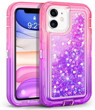 Load image into Gallery viewer, iPhone 11 Liquid Glitter Gradient Shockproof Case
